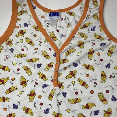 Top de colección años 90’s AOP Disney para mujer Winnie The Pooh 1998 grande L raro Foto 1 de 4