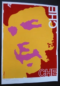 CHE GUEVARA #5 Rare Silkscreen Art Poster Signed by CUBAN Artist Olivio Martinez - Picture 1 of 6