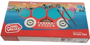 Chad Valley Electronic Drum Set Boxed New and Unopened - Picture 1 of 5