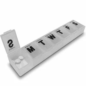7 Day A Week - Weekly Pill / Medication Dispenser / Organiser LARGE SIZE - Picture 1 of 5