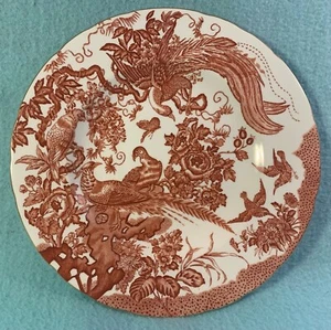 Royal Crown Derby “Red Aves” Dinner Plate 1936-1997 Discontinued - Picture 1 of 3