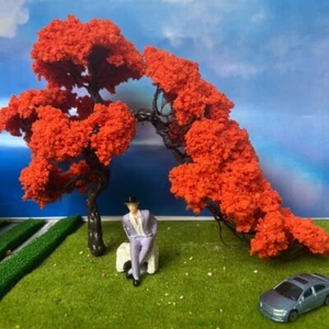 HO/OO Scale Miniatures DIY Landscape Garden Plants Sandtable Model Begonia Trees - Picture 1 of 10