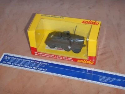 Solido US Army M20 Combat Car-Diecast 1:50-1984 WW II 40th Anniversary D-Day-NIB - Image 1 of 4