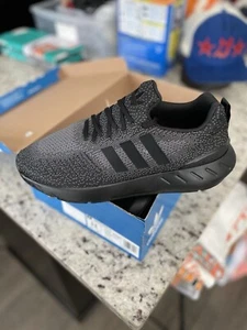 Adidas Swift Run 22 Originals Men's Running Shoes Athletic Sneakers Black GZ3500 - Picture 1 of 8
