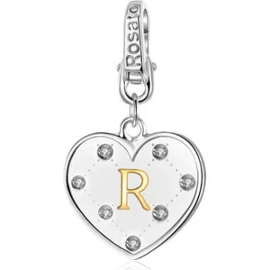 Charms Lettera R Per Componibile Rosato Linea Alphabet In Argento Cod. RAL018 - Picture 1 of 1