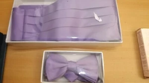 CUMBERLAND AND BOW TIE BOTH PURPLE BNWT - Picture 1 of 3