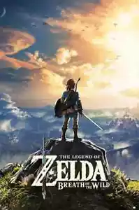 Legend Of Zelda Poster 61x91.5 cm | 24x36 inch New Breath Of The Wild Gaming Art - Picture 1 of 1