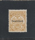 SWAZILAND 1889-90 2s6d BUFF MINT SG 7 CAT £350