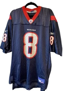 David Carr NFL Equipment Reebok Jersey Size Mens Large Houston Texans #8 - Picture 1 of 5
