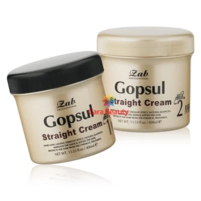 [Rebonding Cream] zab Gopsul Straight Cream 400g+400g / Glätteisencreme - Bild 1 von 4