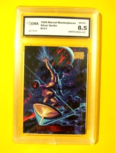 SILVER SURFER 1994 Marvel Fleer Comics Card # 111 GMA Grade 8.5 Masterpieces - Picture 1 of 2