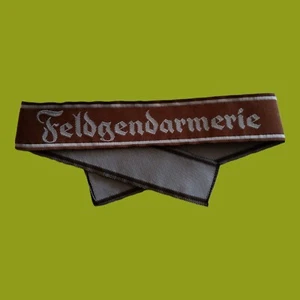 Bande de bras Ärmelband Feldgendarmerie Bevo - REPRODUCTION de qualité