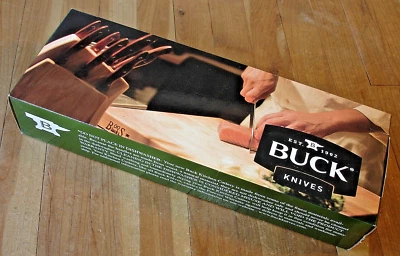 NIB BUCK KNIFE 937 FOUR PIECE STEAK CUTLERY SET ROSEWOOD HANDLES 420HC STEEL 936 - Image 1 of 4