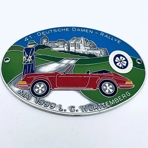 DDAC BADGE PORSCHE 911 VW BEETLE SPLIT MERCEDES BENZ ADAC GIRLS KÄFER LADY CLUB - Picture 1 of 11