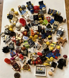 Lot Of 78 Miscellaneous Lego Mini Figures & Pieces - Picture 1 of 7
