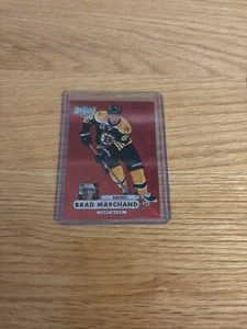 2013-14 Fleer Showcase Metal Universe Brad Marchand PMG Red 22/75 #MU-7 - Picture 1 of 2