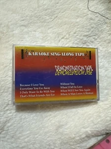 Karaoke Sing-Along Demonstration Cassette Tape of 80s & 90s Soft Rock - Picture 1 of 5