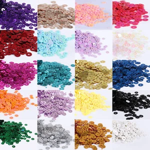 80000pc 20 Colors Flat Round Loose Sequins Paillettes Sewing Craft Accessories - Picture 1 of 29