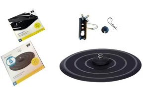 Mesa pivotante Kensington WindFall + paquete combinado de pista pivotante Jet NEGRO ambos nuevos en caja - Imagen 1 de 1