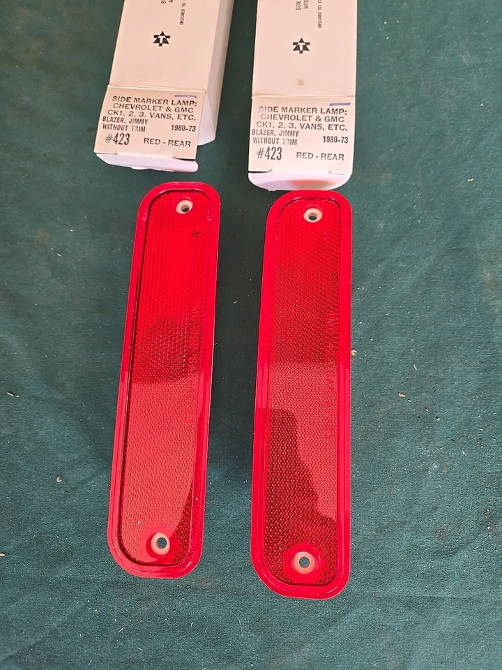 1973 1974 1975 1976 1977 1978 1979 CHEVROLET GMC BLAZER JIMM SIDE MARKER LENSES  - Image 1 of 1