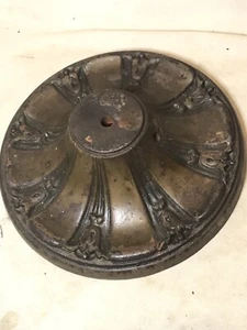 art nouveau table lamp base antique marked SB bronze - Picture 1 of 9