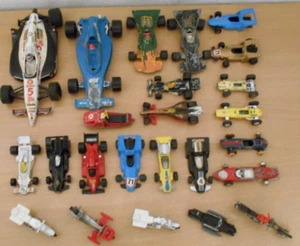 model diecast racing cars job lot various makes types playworn used - Picture 1 of 7