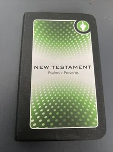 GIDEONS New Testament Pocket Bible Psalms Proverbs Green 2008 (100 Years) Newold - Picture 1 of 10