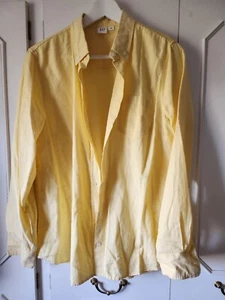 GAP womens yellow shirt size L/UK16 - Picture 1 of 3