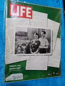LIFE MAGAZINE JULY 10 1964 OSWALD 'S FULL RUSSIAN DIARY - Picture 1 of 4