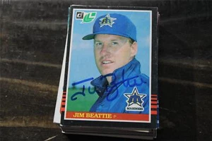 JIM BEATTIE SEATTLE MARINERS HANDSIGNIERTE KARTE - Bild 1 von 1