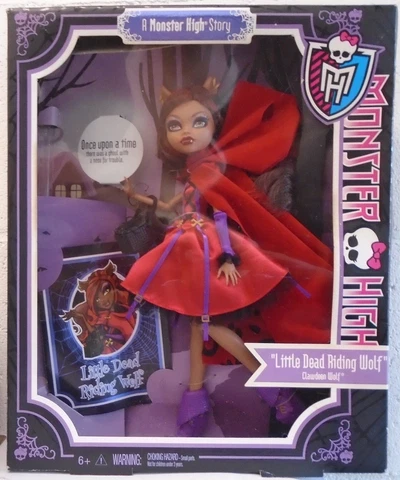 Monster High Little Dead Riding Wolf Clawdeen Red Hood Target Scarily After READ Cover