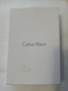 CALVIN KLEIN LEATHER CREDIT CARD WALLET WITH KEY FOB 79569