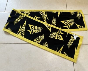 Givenchy Paris Yellow and Black Designer Cotton Knit Scarf - Picture 1 of 5