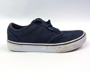 Entrenadores de Lona Vans Azul Marino Atwood/Zapatillas Plimsoll | Talla Reino Unido 4 EUR 36,5 - Imagen 1 de 9