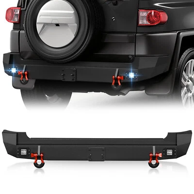 Rear Bumper W/ Tow Hitch Plate For 2007-2014 Toyota FJ Cruiser 1st Gen Off-Road Foto 1 de 4