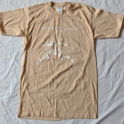 Camiseta gráfica vintage años 70 puntada única con estampado de delfines de los Cayos de Florida talla M Foto 1 de 4