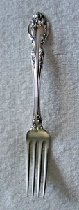 Melrose Gorham Sterlingsilber große Tafelgabel 7 3/4" (7 verfügbar) - Bild 1 von 2