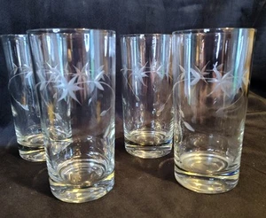 Vintage High Ball Becher geätztes Kristall, 7er Set - Bild 1 von 4