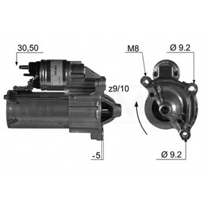 Starter Motor EM007Q CST10126GS CST10126ES 187969 95 667 753 D6RA571 D6G3 - Picture 1 of 2