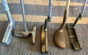 Vintage Putter Lot Ping A Blade Anser 3 Wilson Golf Pride Zero Torque Blade - Picture 1 of 19