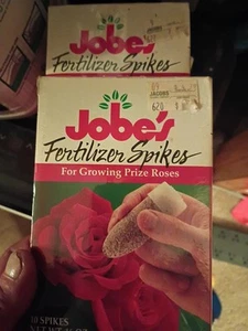 4 Packs JOBE'S Fertilizer Spikes For Rose Blooms Plants 10 pk 9-12-9 Organic Lot - Picture 1 of 12