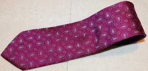 CORBATA PAISLEY BROOKS BROTHERS BORGOÑA/ROJO/AZUL CLARO - CORBATAS - CORBATAS DE DISEÑADOR. - Imagen 1 de 3