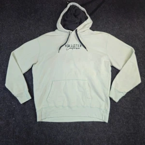 Felpa con cappuccio HOLLISTER donna XL oversize verde menta pullover ragazzo - Foto 1 di 8
