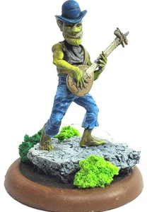 BANJONISTA (KOSTEN 5) MAILFAUX BAYOU FRAKTION GROSSER HUT BEMALT MIT KARTE - Bild 1 von 7