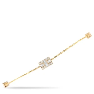 14K Yellow Gold 0.20ct Diamond Station Bracelet - Picture 1 of 3