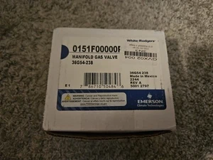 White Rodgers Emerson 36G54-238 0151F00000PS Manifold Gas Valve L39-286 open box - Picture 1 of 9