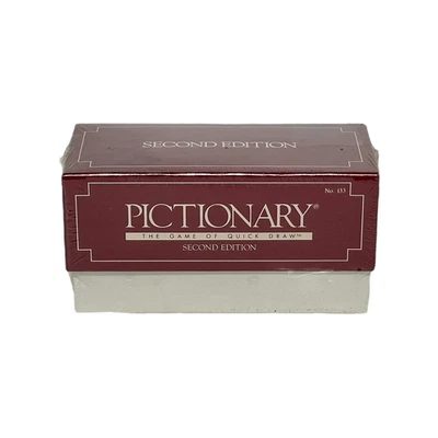 VTG  1987 PICTIONARY SECOND EDITION EXPANSION CARD SET No. 133 - FACTORY SEALED - Image 1 of 2
