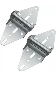 2 Packs Garage Door Hinges #3 with Galvanized Finish - Heavy Duty 14 Gauge Steel - Picture 1 of 8
