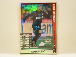 Panini WCCF 2001-02 BS Ronaldo Luís Nazário 1976 Brazil No.9 Inter Milan Best FW - Picture 1 of 6
