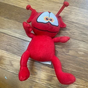 ¡ARTÍCULO DE PAQUETE DE $3! Juguete de peluche alienígena rojo animales de peluche dibujos animados niños coleccionables - Imagen 1 de 2